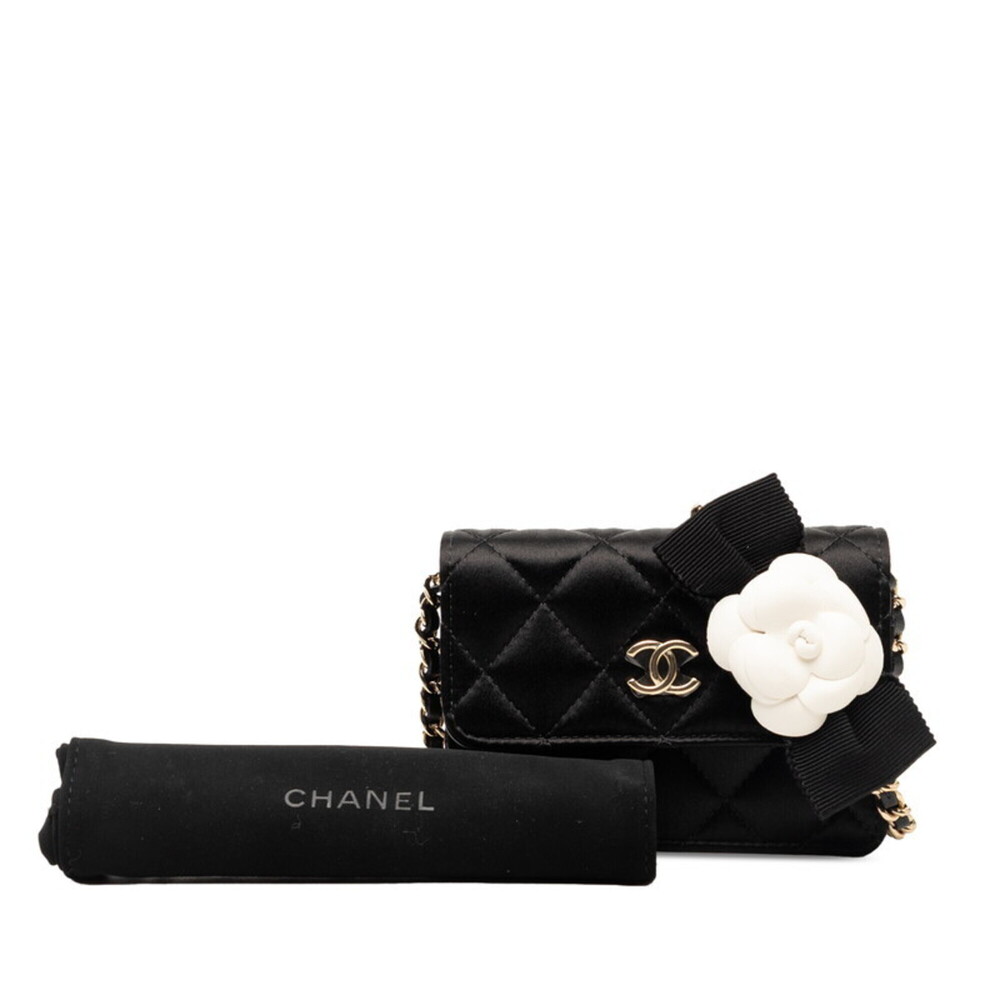 CHANEL Black Leather Logo Wallet - Picture 7 of 7